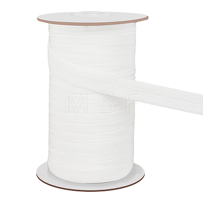 Flat Polyester Folding Elastic Cord OCOR-WH0120-55B-1