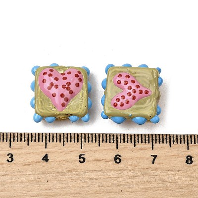Handmade Lampwork Enamel Beads LAMP-S079-09B-1