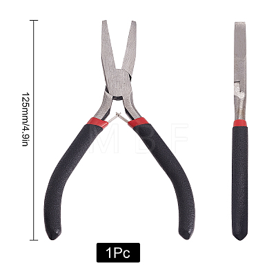 1Pc Carbon Steel Jewelry Pliers for Jewelry Making Supplies AJEW-SC0001-43-1