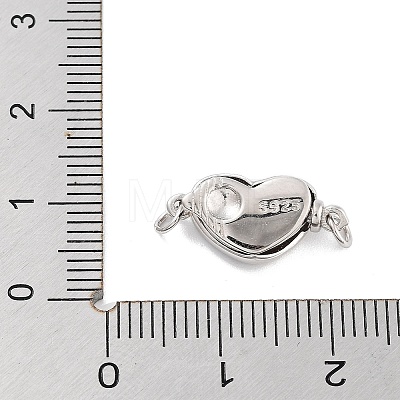 925 Sterling Silver Box Clasps STER-H111-07A-P-1