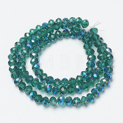 Electroplate Glass Beads Strands EGLA-A034-T3mm-I15-1