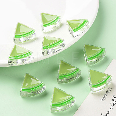 Transparent Enamel Acrylic Beads LS-TACR-S155-001D-1