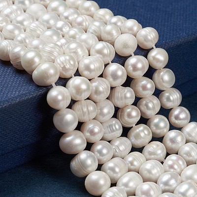 Natural Cultured Freshwater Pearl Beads Strands X-PEAR-S012-53-1