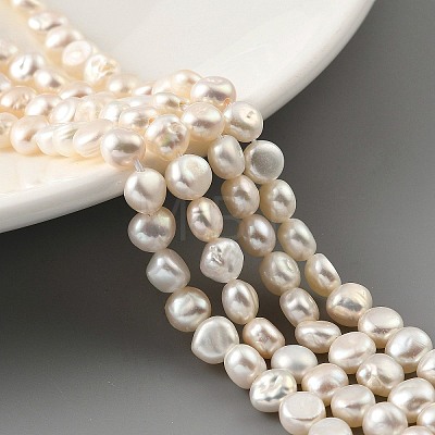 Natural Cultured Freshwater Pearl Beads Strands PEAR-A006-03D-1