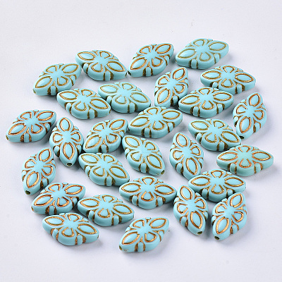 Plating Acrylic Beads LS-X-OACR-S029-111-1