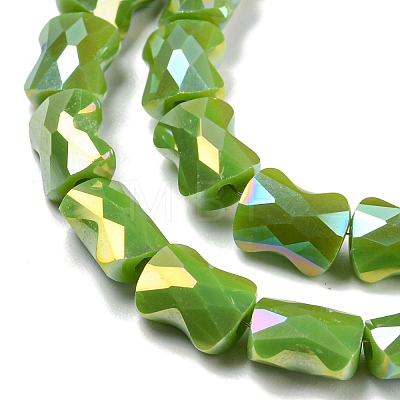 AB Color Plated Glass Beads Strands EGLA-P051-06B-B02-1