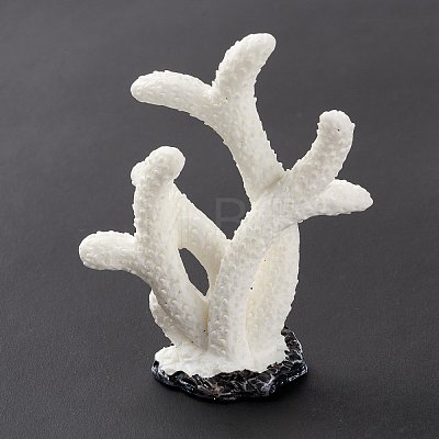 Resin Imitation Coral Ornaments DJEW-G026-02A-1