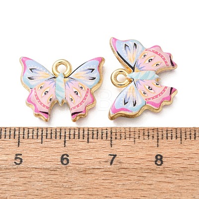 Printed Alloy Pendants AL-CBA7256-27G-03-1