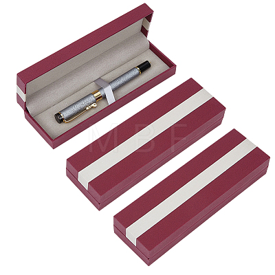 Plastic Pen Gift Packing Boxes CON-WH0001-86B-1