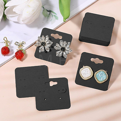 100Pcs Paper Earring Display Cards CDIS-DJ0001-15B-1