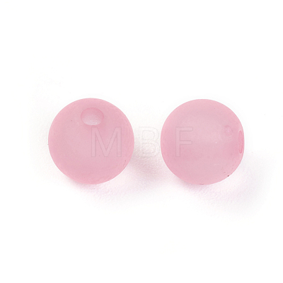 Transparent Acrylic Ball Beads X-FACR-R021-6mm-15-1