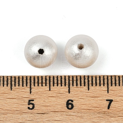 Compressed Cotton Pearl Beads WOVE-V001-A01-8mm-1