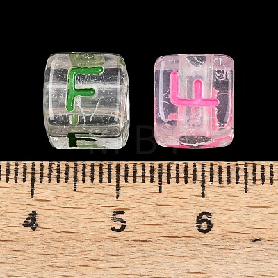 Acrylic European Beads MACR-I042-01F-1