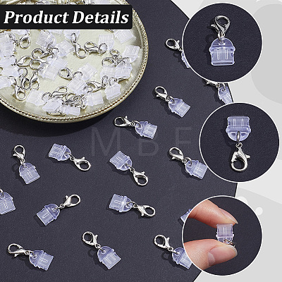 50Pcs Plastic Mobile Dustproof Plugs HJEW-SC0003-20C-1