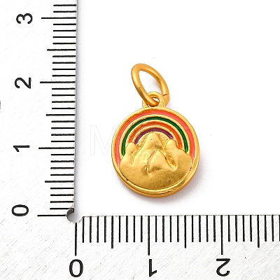 Alloy Enamel Charms ENAM-E362-12A-1