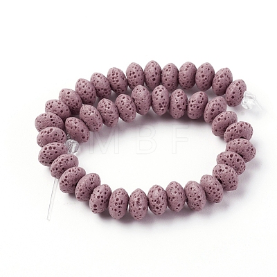 Natural Lava Rock Beads Strands G-F671-01A-09-1