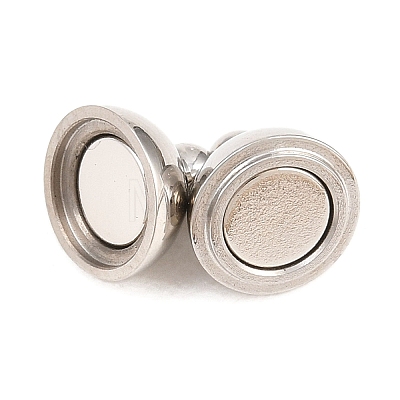 304 Stainless Steel Magnetic Clasps STAS-P452-03B-P-1