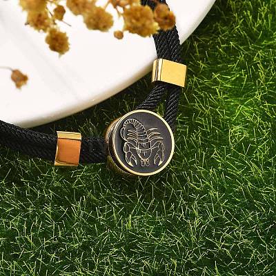 Constellation Nylon Cords Multi-strand Bracelets BJEW-U016-01A-02-1