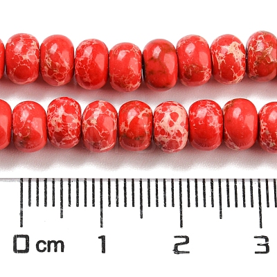 Synthetic Imperial Jasper Dyed Beads Strands G-D077-E01-02G-1