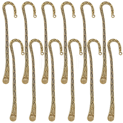 12Pcs Alloy Hair Sticks MRMJ-SC0001-65-1
