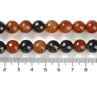 Natural Agate Beads Strands G-M437-B01-01O-1