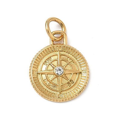 304 Stainless Steel Pendants STAS-D207-24G-1