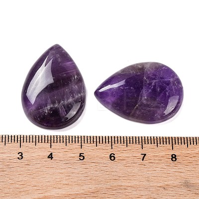 Natural Amethyst Cabochons G-B085-03B-04-1