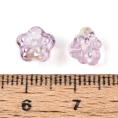 Electroplate Glass Beads Strands EGLA-T021-22D-1