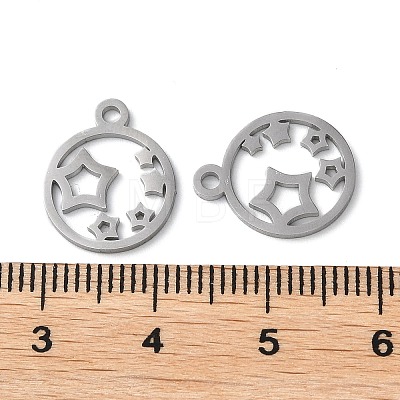 304 Stainless Steel Charms STAS-Q303-02P-1