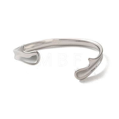 316 Stainless Steel Cuff Bangles BJEW-C053-02P-1