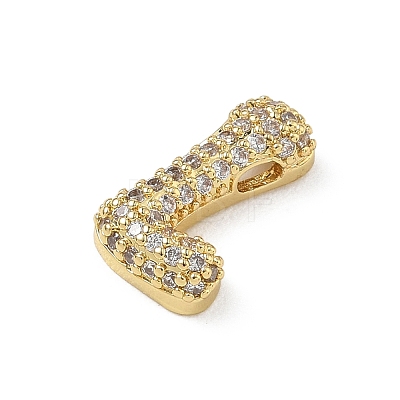 Brass Micro Pave Cubic Zirconia Pendants KK-A300-02G-L-1