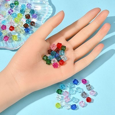 450Pcs 15 Colors Transparent Acrylic Beads TACR-YW0001-56-1