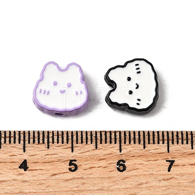 Baking Paint Alloy Enamel Beads FIND-G092-01A-1