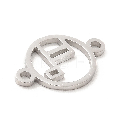 304 Stainless Steel Connector Charms STAS-A068-01A-P-1