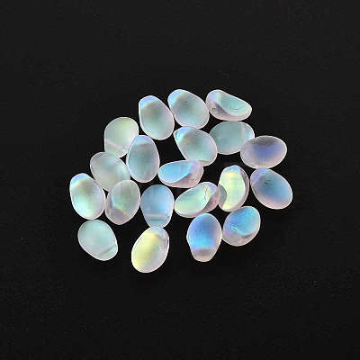 20Pcs Transparent Spray Painted Glass Charms GLAA-YW0001-06-1