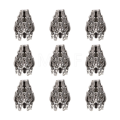 Brass Bead Caps KK-TA0007-23AS-1