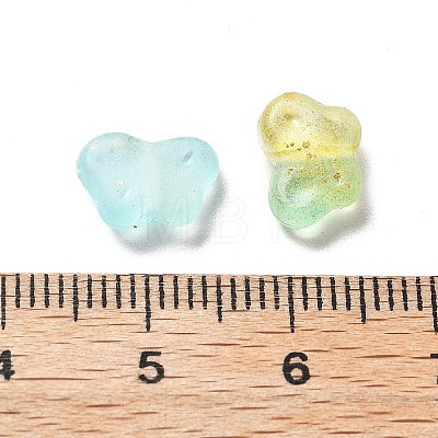 Gradient Color Transparent Acrylic Beads OACR-M023-05A-1