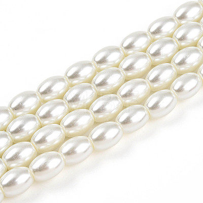 Baking Paint Pearlized Glass Pearl Bead Strands HY-T002-01A-02-1