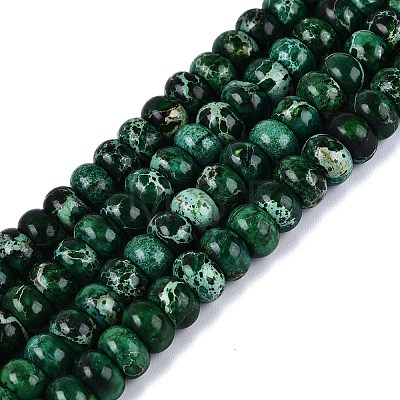 Dyed Synthetic Imperial Jasper Beads Strands G-Q606-99A-02-1