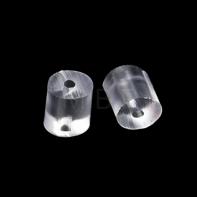 1300Pcs 2 Style Plastic Ear Nuts KY-YW0001-30-1
