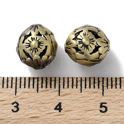 Tibetan Style Brass Beads KK-M284-49AB-1