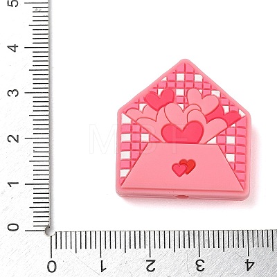 Valentine's Day Silicone Beads SL-CBACE28-04A-1