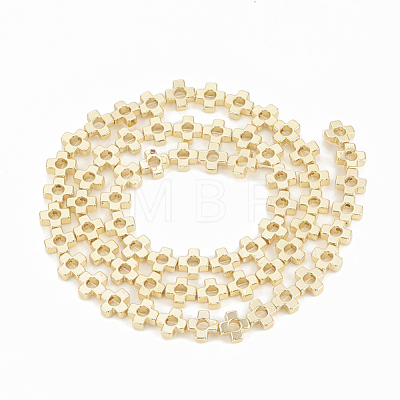 Electroplate Non-magnetic Synthetic Hematite Beads Strands G-T061-91G-1