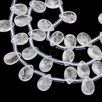 Natural Quartz Crystal Beads Strands G-L654-K01-01-1