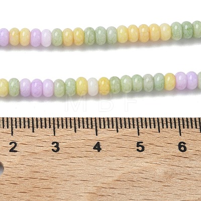 Ombre Effect Dyed Glass Beads Strands GLAA-C043-01E-1