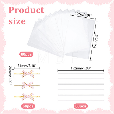 60Pcs Paper Sticks DIY-AR0005-45-1