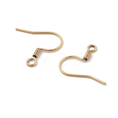 304 Stainless Steel Earring Hooks Ion Plating(IP) STAS-P221-04G-01-1