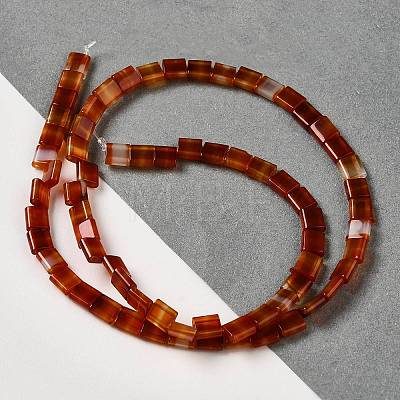 Natural Red Agate Beads Strands G-F762-A15-01-1