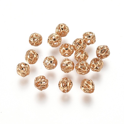 Long-Lasting Plated Brass Beads KK-E782-03A-G-1