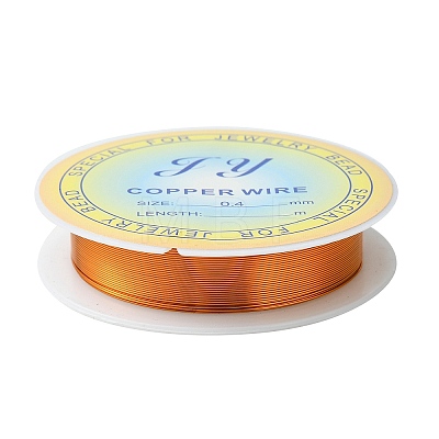Round Copper Wire for Jewelry Making CWIR-R001-0.4mm-M-1